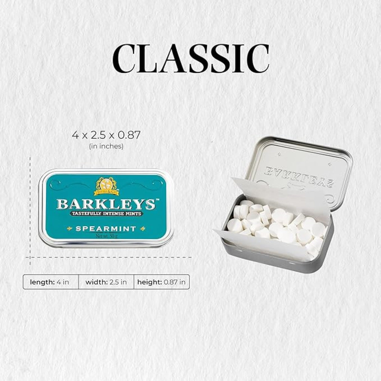Barkleys Classic Mints (50 G)