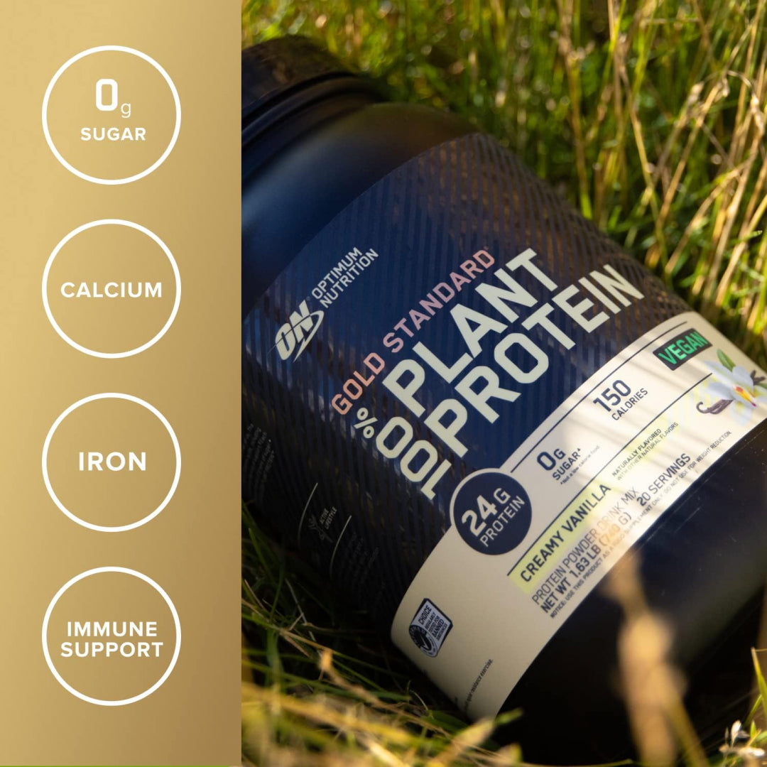 Optimum Nutrition Gold Standard 100% Plant Protein - Creamy Vanilla 1.63 lb