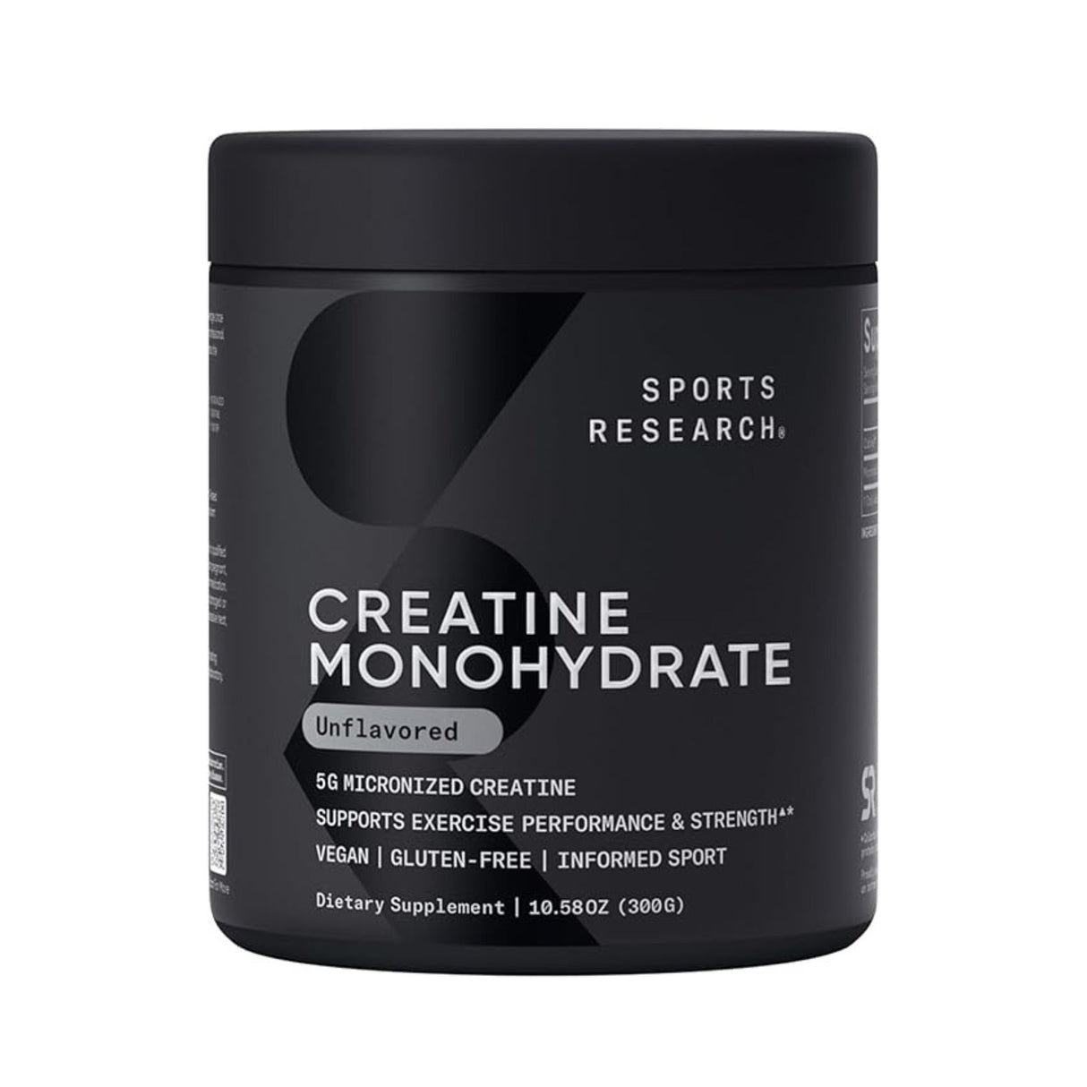 Sports Research Creatine Monohydrate 60 Servings – 300g