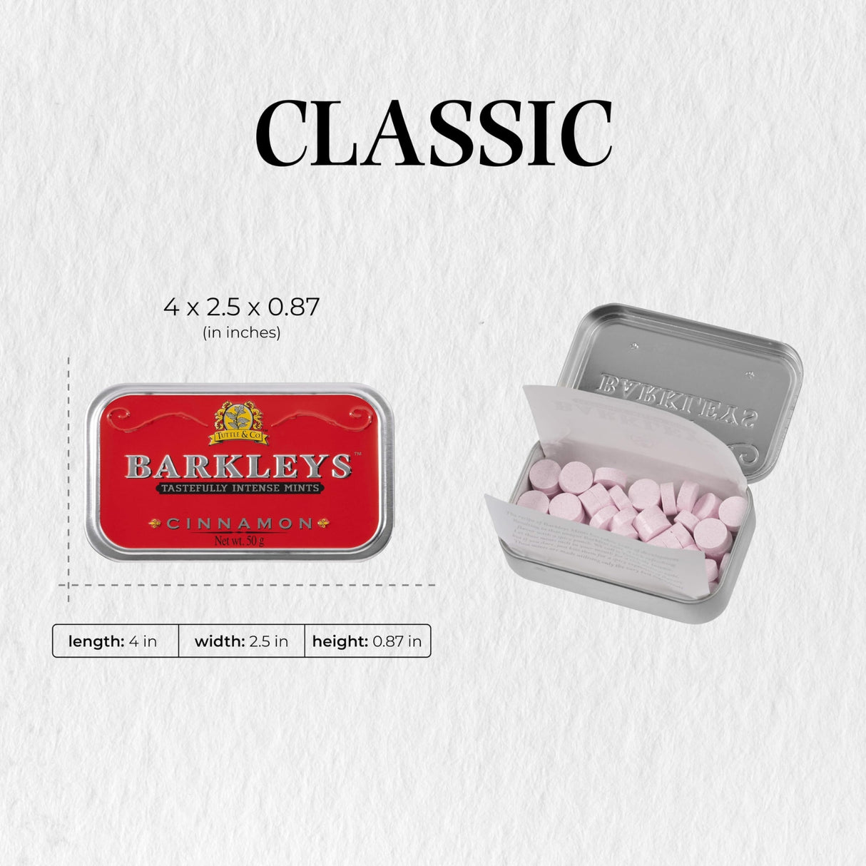 Barkleys Classic Mints (50 G)