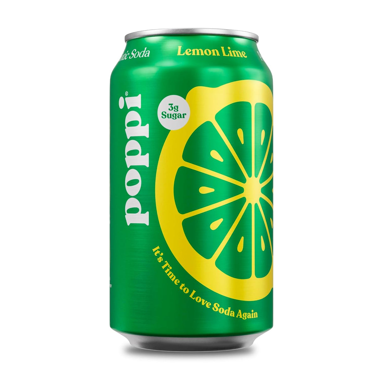 Poppi Lemon Lime Prebiotic Soda (355ml)