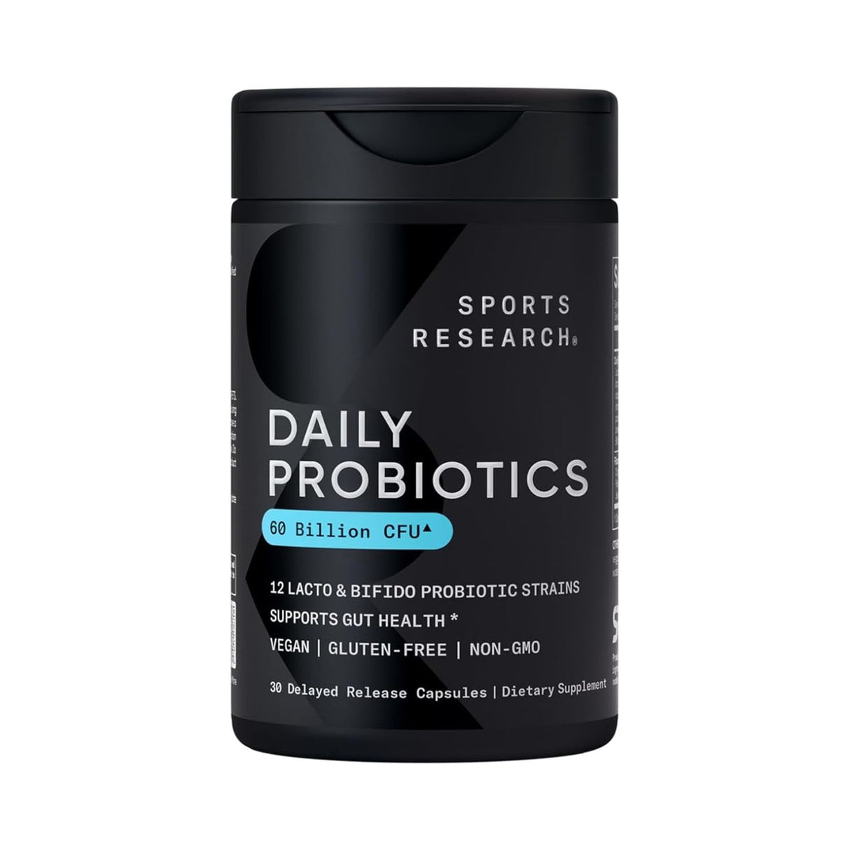 Sports Research Daily Probiotic 60 billion 30 Veggie Capsules