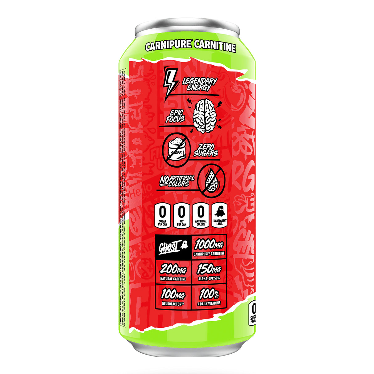 Ghost Energy Drink Cherry Limeade, Zero Sugars - 473 ml Ramadan Deal - Klouds