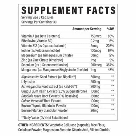 Revive Thyroid Support 90 Veg Caps - Klouds