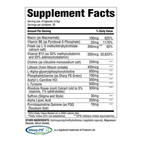 Revive Brain+ 120 Veg Caps - Klouds