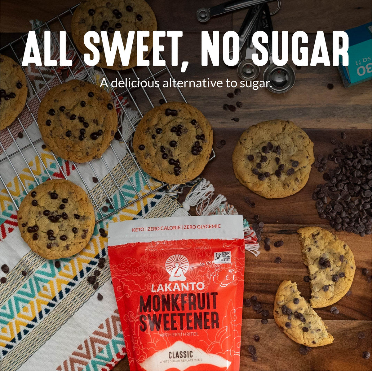 Lakanto Monkfruit Sweetener With Erythritol Classic 454 g