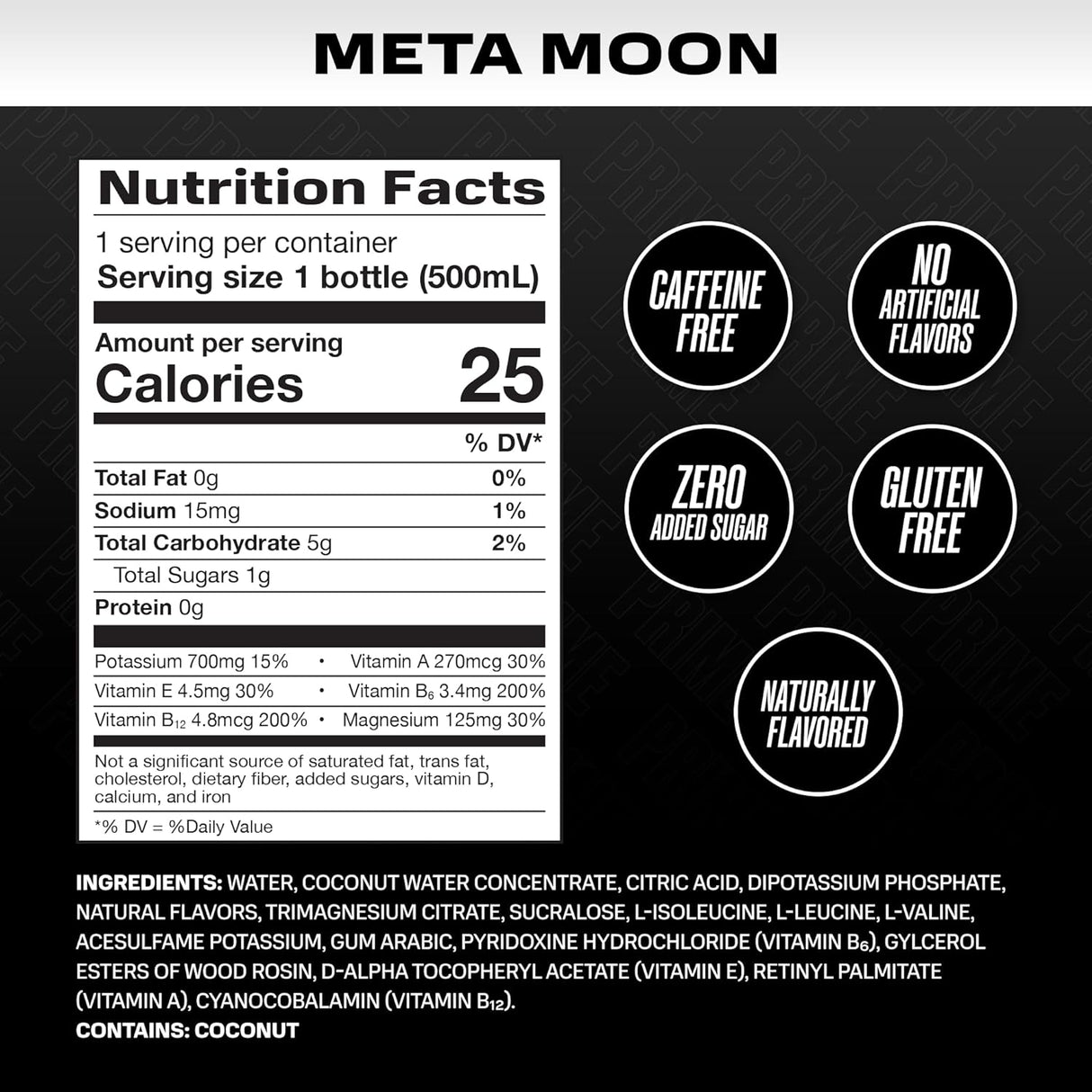 Prime Hydration Meta Moon 500ml