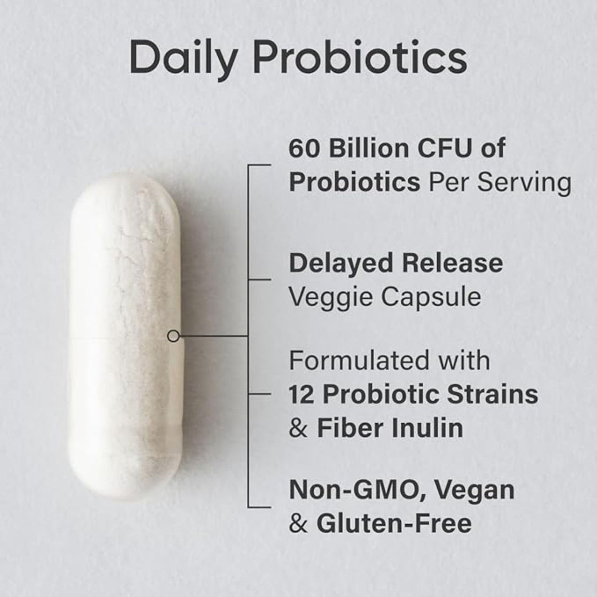 Sports Research Daily Probiotic 60 billion 30 Veggie Capsules