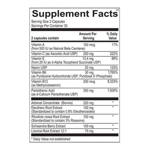 Revive AdrenalCORE - 60 Veg Caps - Klouds