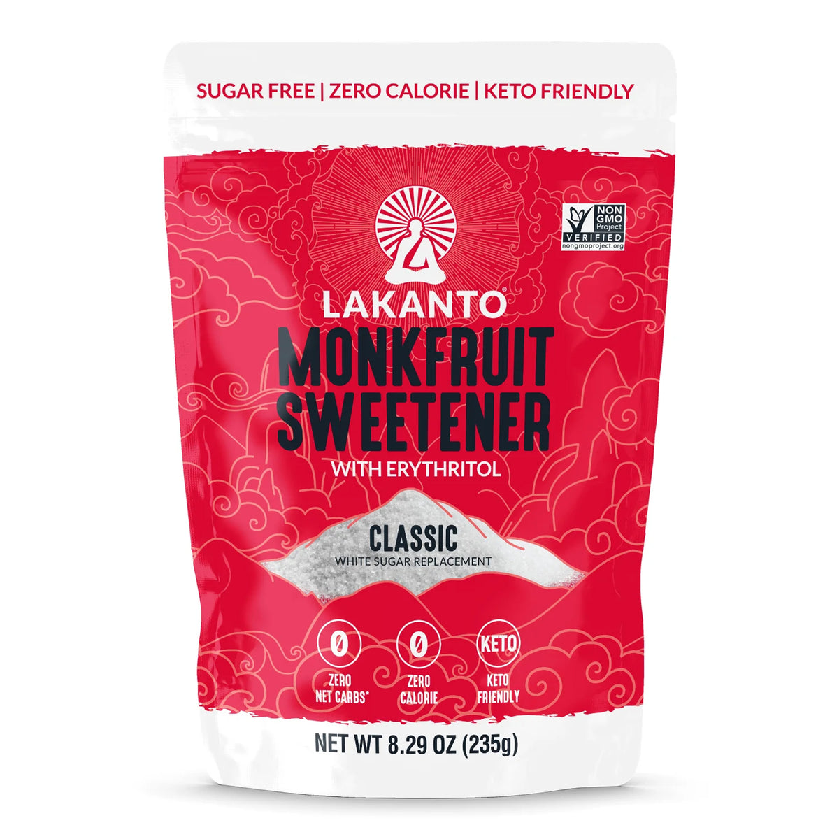 Lakanto Monkfruit Sweetener With Erythritol Classic 454 g