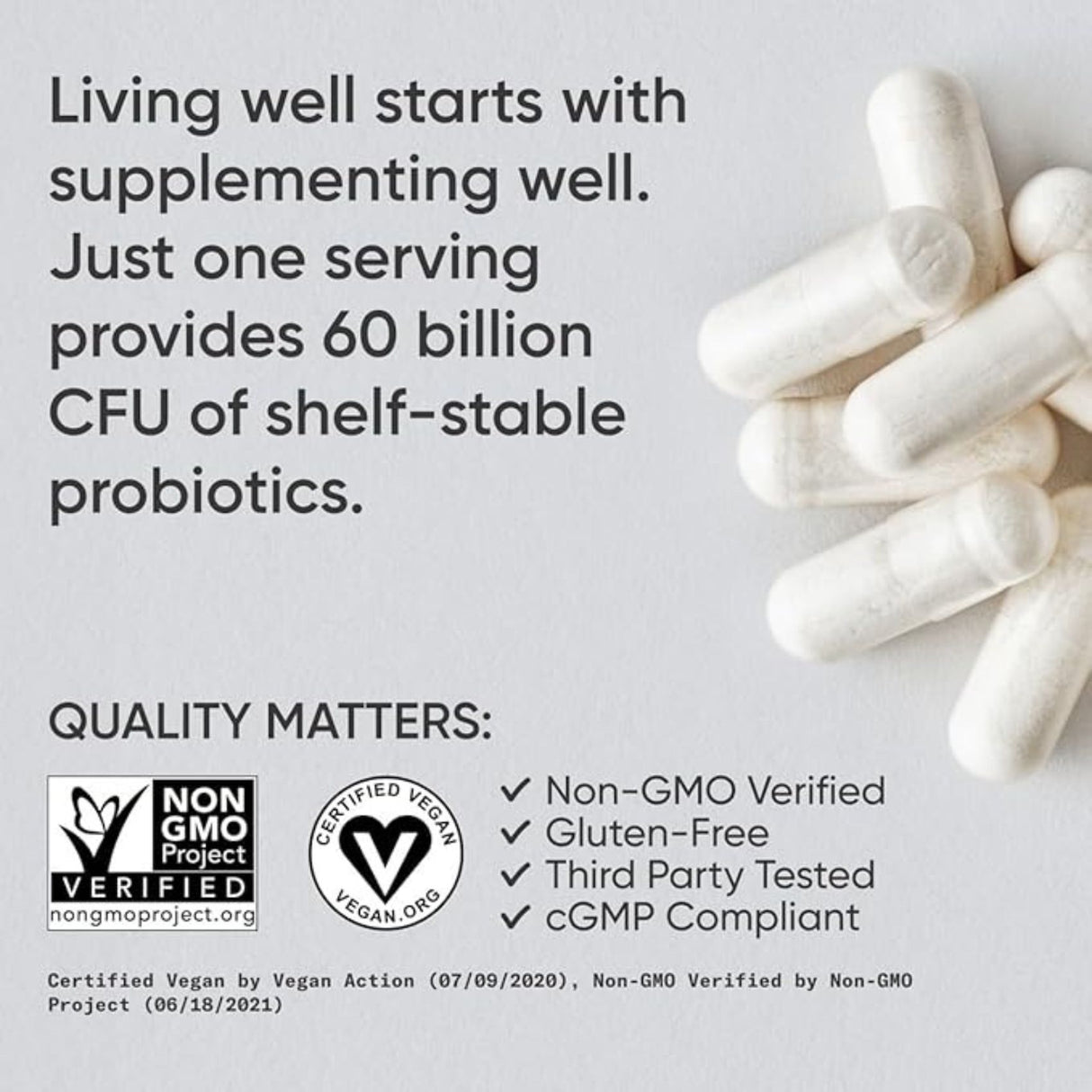 Sports Research Daily Probiotic 60 billion 30 Veggie Capsules