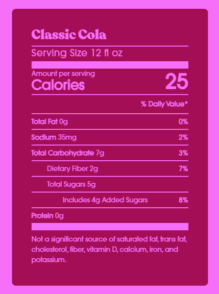 Poppi Classic Cola Prebiotic Soda (355ml) - Klouds