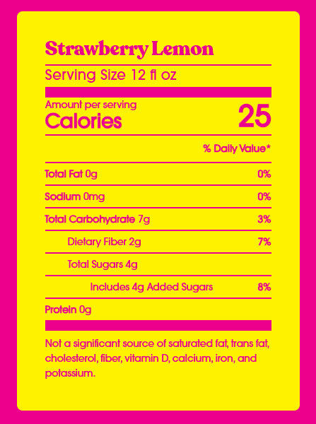 Poppi Strawberry Lemon Prebiotic Soda (355ml) - Klouds