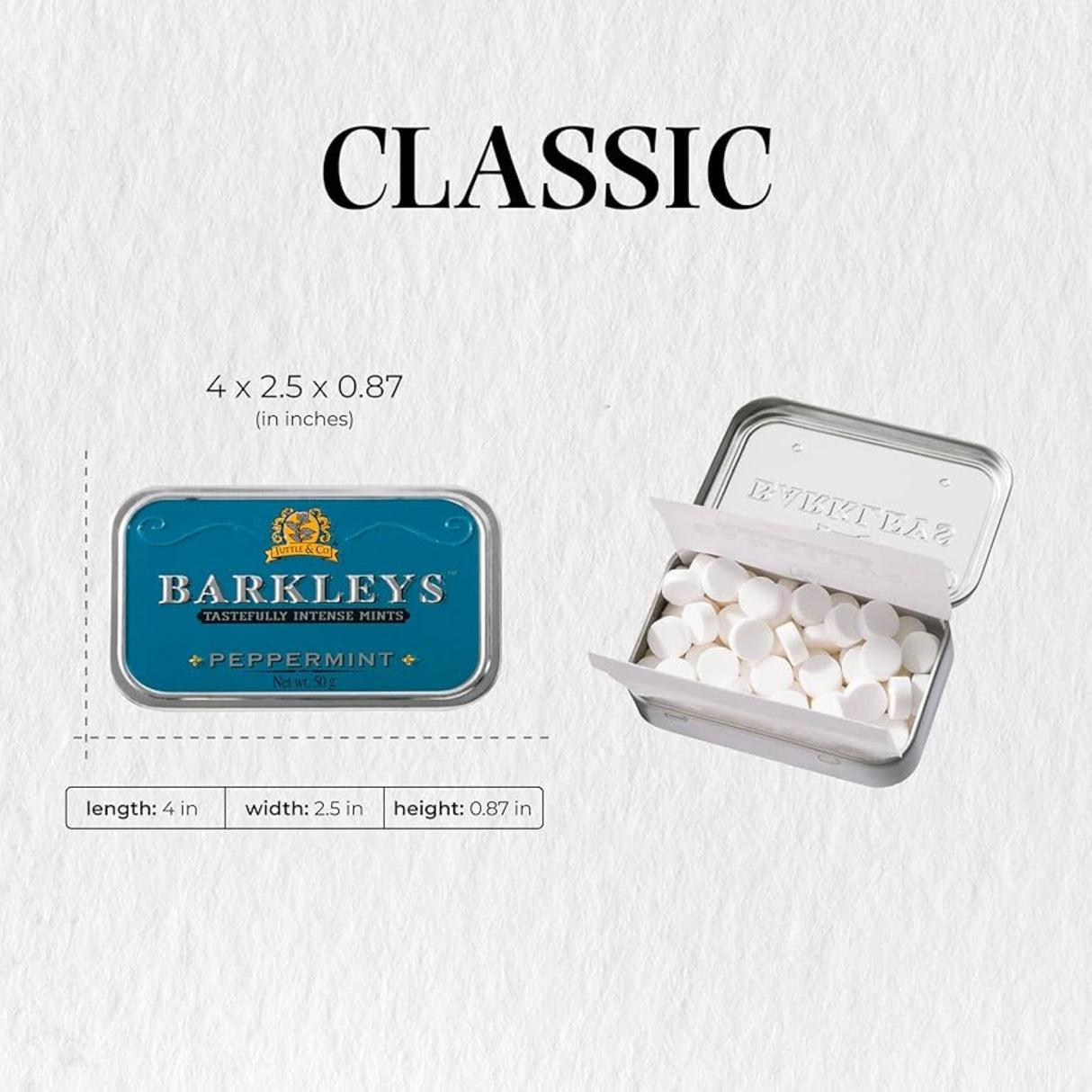 Barkleys Classic Mints (50 G)