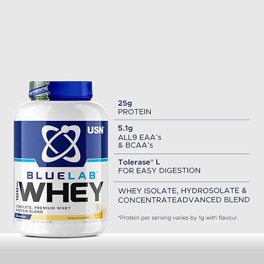 USN BLUE LAB 100% WHEY 2KG VANILLA
