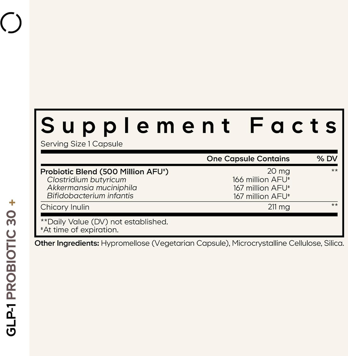Codeage GLP-1 Probiotic+ Trim & Glow 30 Vegetable Capsules