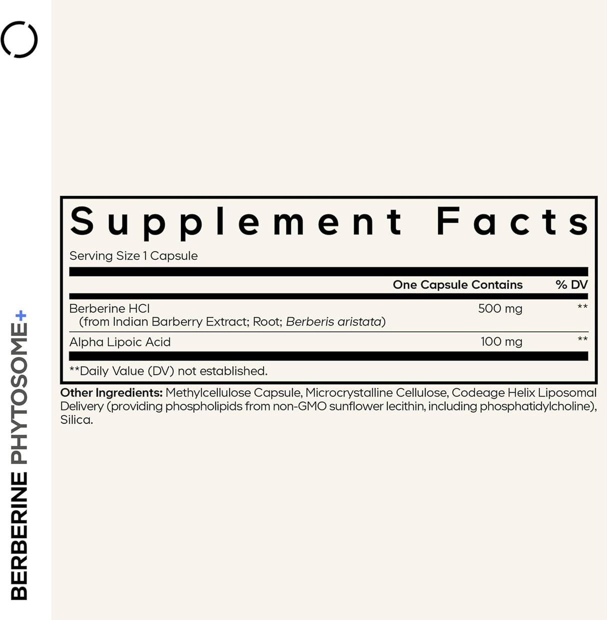Codeage Berberine Phytosome+ 60 Vegetable Capsules