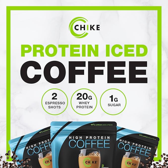 Chike Nutrition High Protein Iced Coffee Original Espresso & Cream 434g