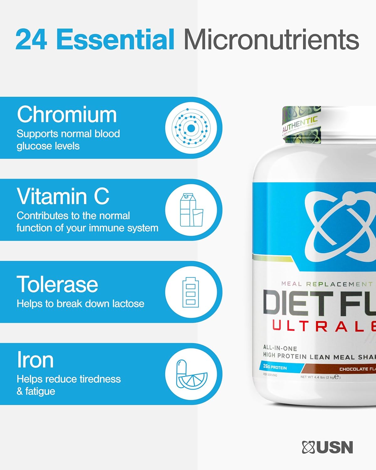 USN Diet Fuel Ultralean 2 kg