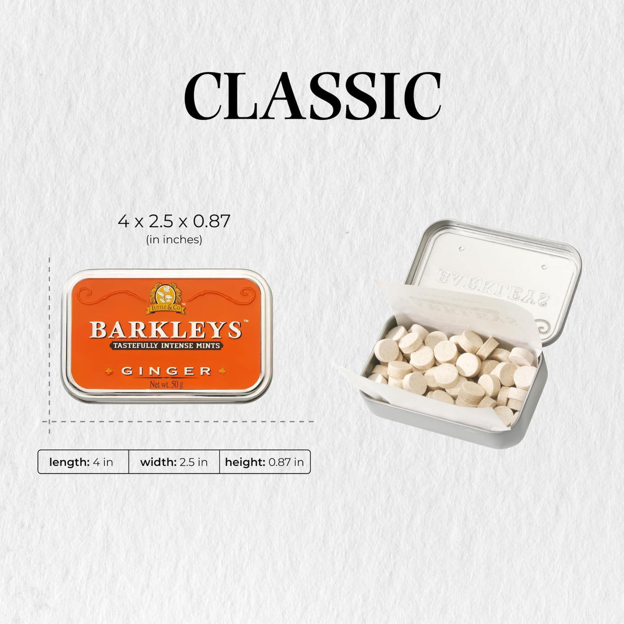 Barkleys Classic Mints (50 G)