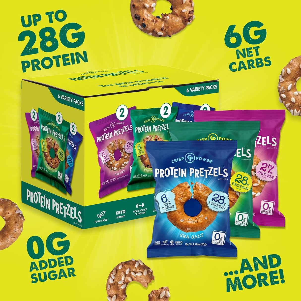 Crisp Power Assorted Pack Box of 6