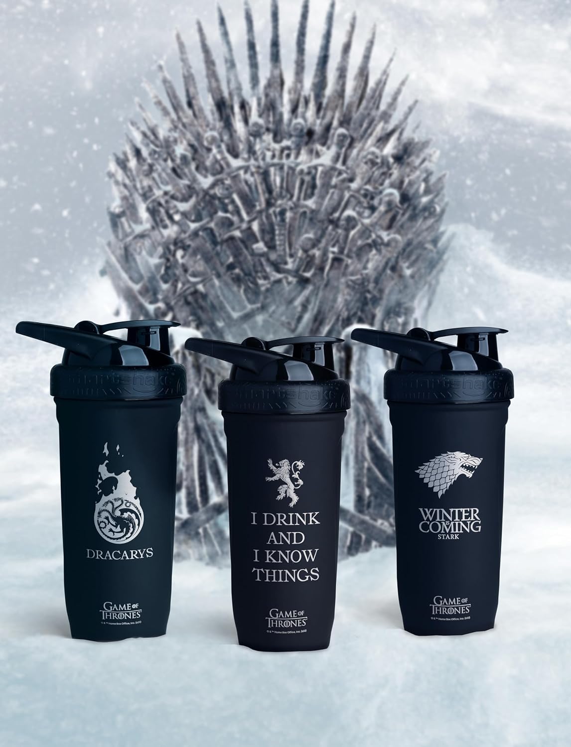 Smartshake Reforce Game Of Thrones Winter Is Coming Shaker Bottle 900 ml