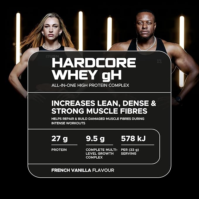 USN Hardcore Whey GH Vanilla 1.8 kg