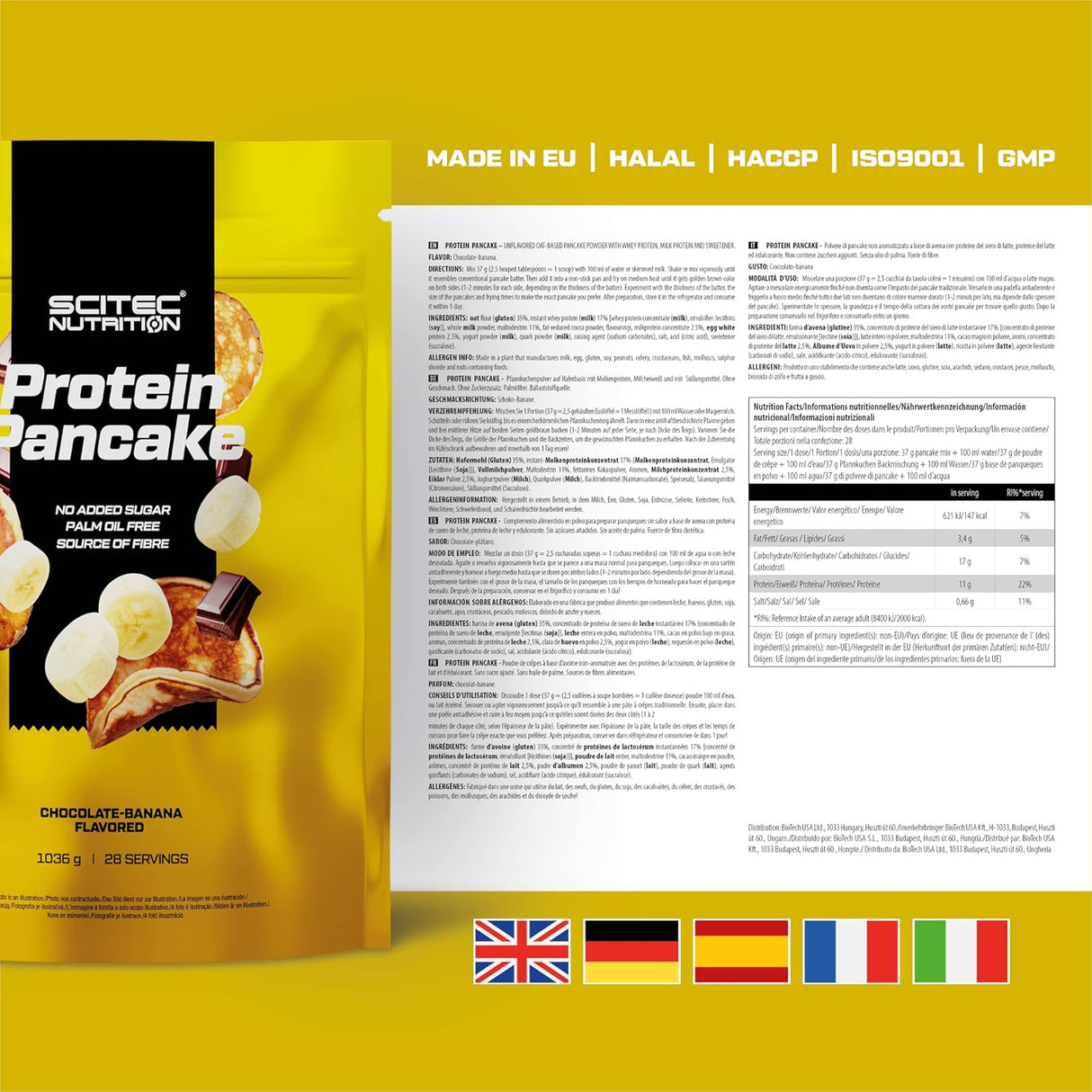 Scitec Nutrition Protein Pancake Mix – 28 Servings