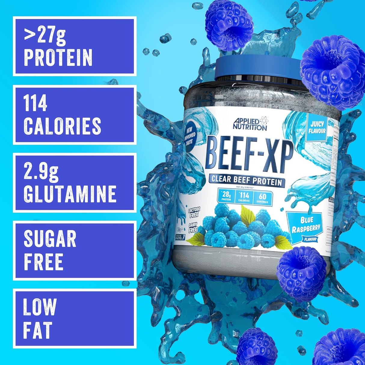 Applied Nutrition Beef XP - Clear Protein Isolate Fruit Juice Style 1.8 Kg