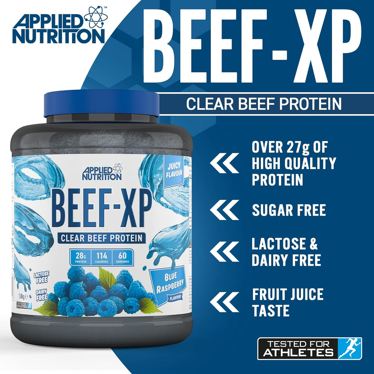Applied Nutrition Beef XP - Clear Protein Isolate Fruit Juice Style 1.8 Kg