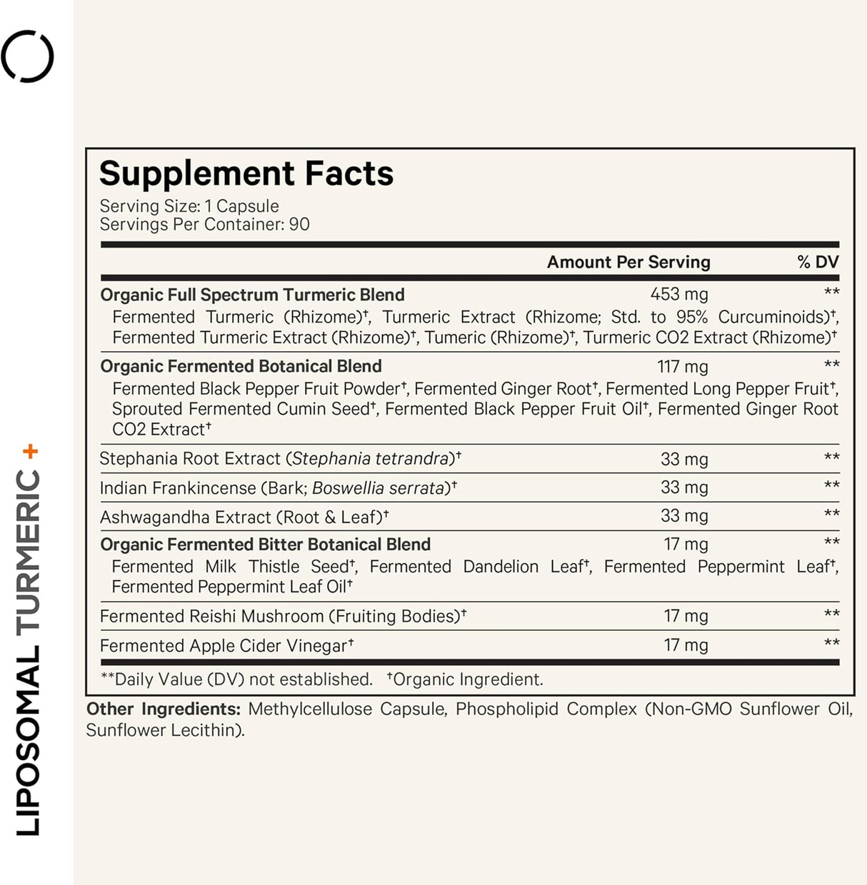 Codeage, Liposomal Turmeric+ 90 Vegetable Capsules