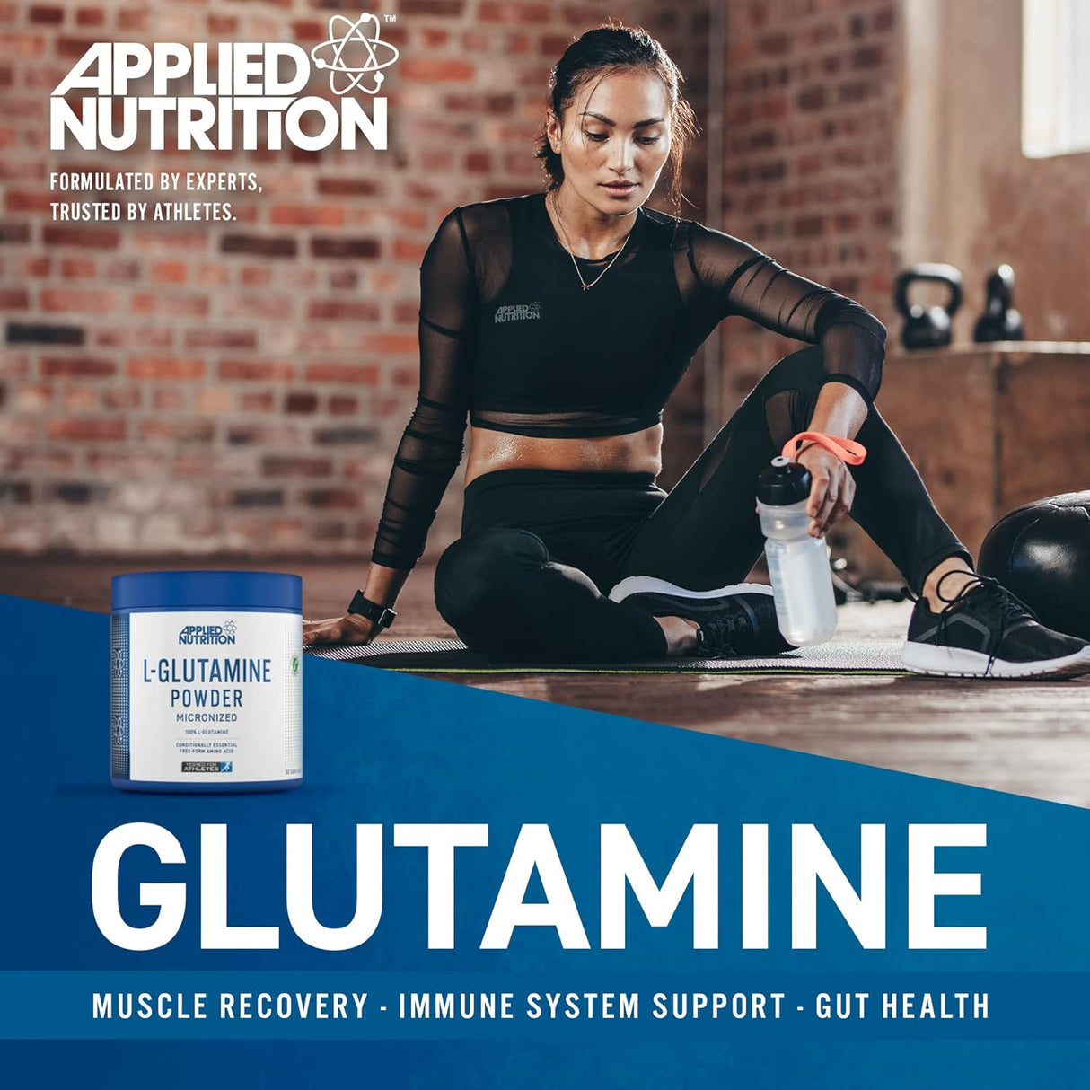 Applied Nutrition L-Glutamine Powder Micronized 100 Servings