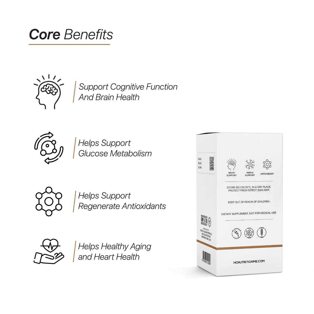 HC Nutrition Alpha Lipoic Acid 600mg | 60 Capsules