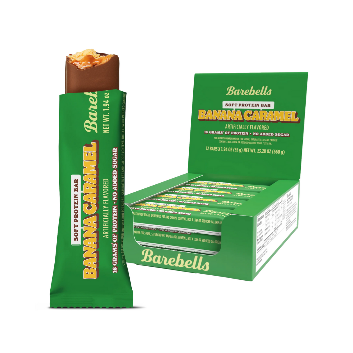 Barebells Soft Protein Bar Banana Caramel 55g