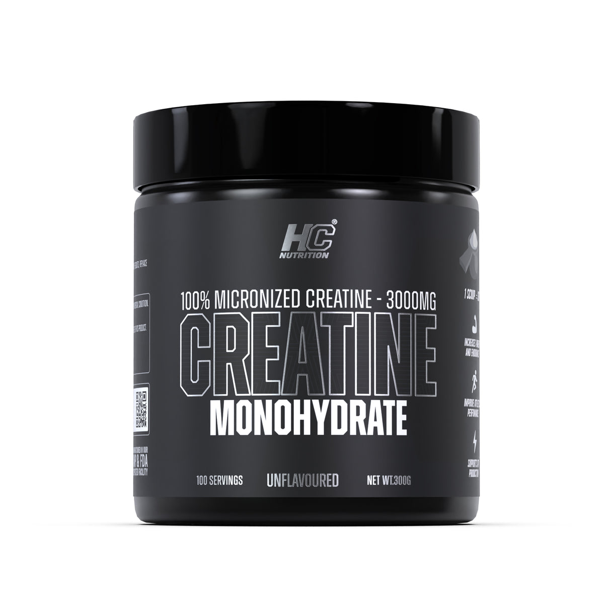 HC Nutrition 100% Micronized Creatine Monohydrate 3000 mg