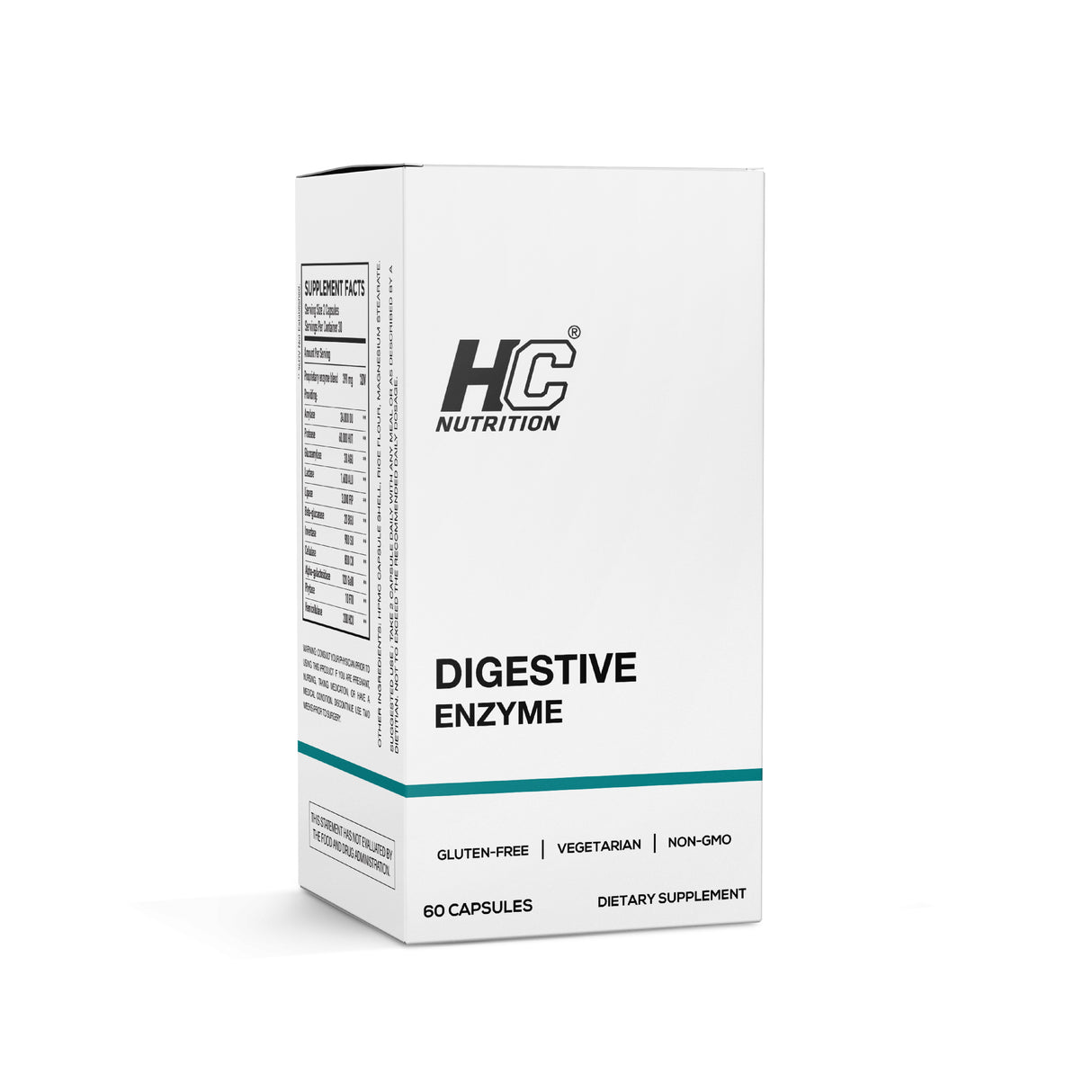 HC Nutrition Digestive Enzyme | 60 Capsules - Klouds
