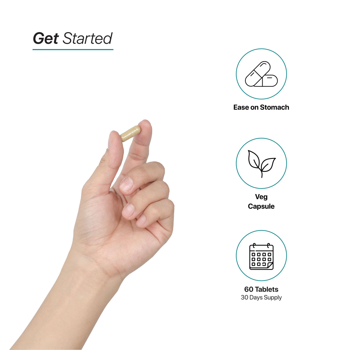 HC Nutrition Digestive Enzyme | 60 Capsules - Klouds