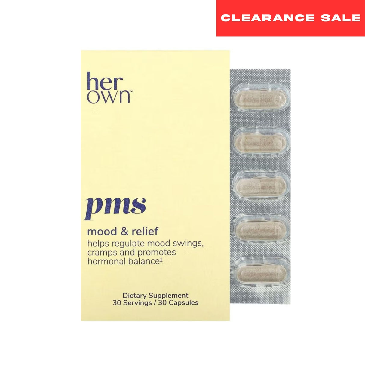 Her Own PMS, Mood & Relief, 30 Capsules