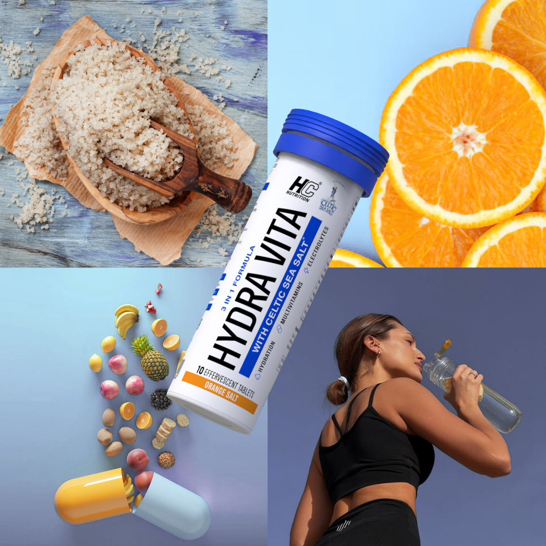 HC Nutrition Hydra Vita Hydration + Multivitamins +Electrolytes Effervescent Tablets Ramadan Deal - Klouds