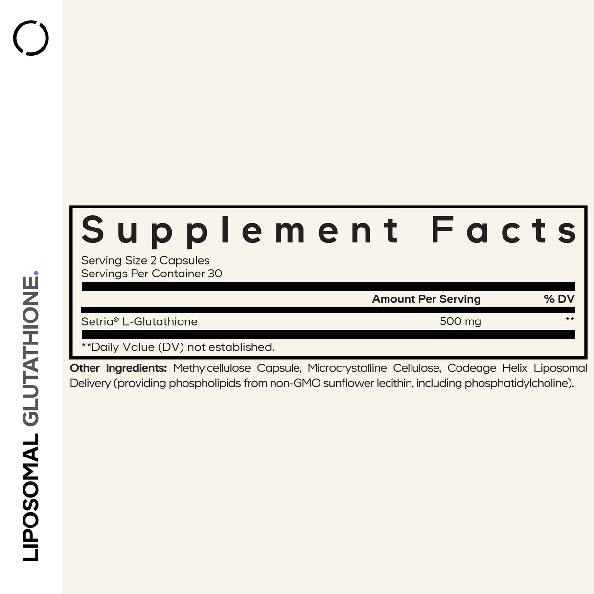Codeage Liposomal Glutathione 60 Capsules