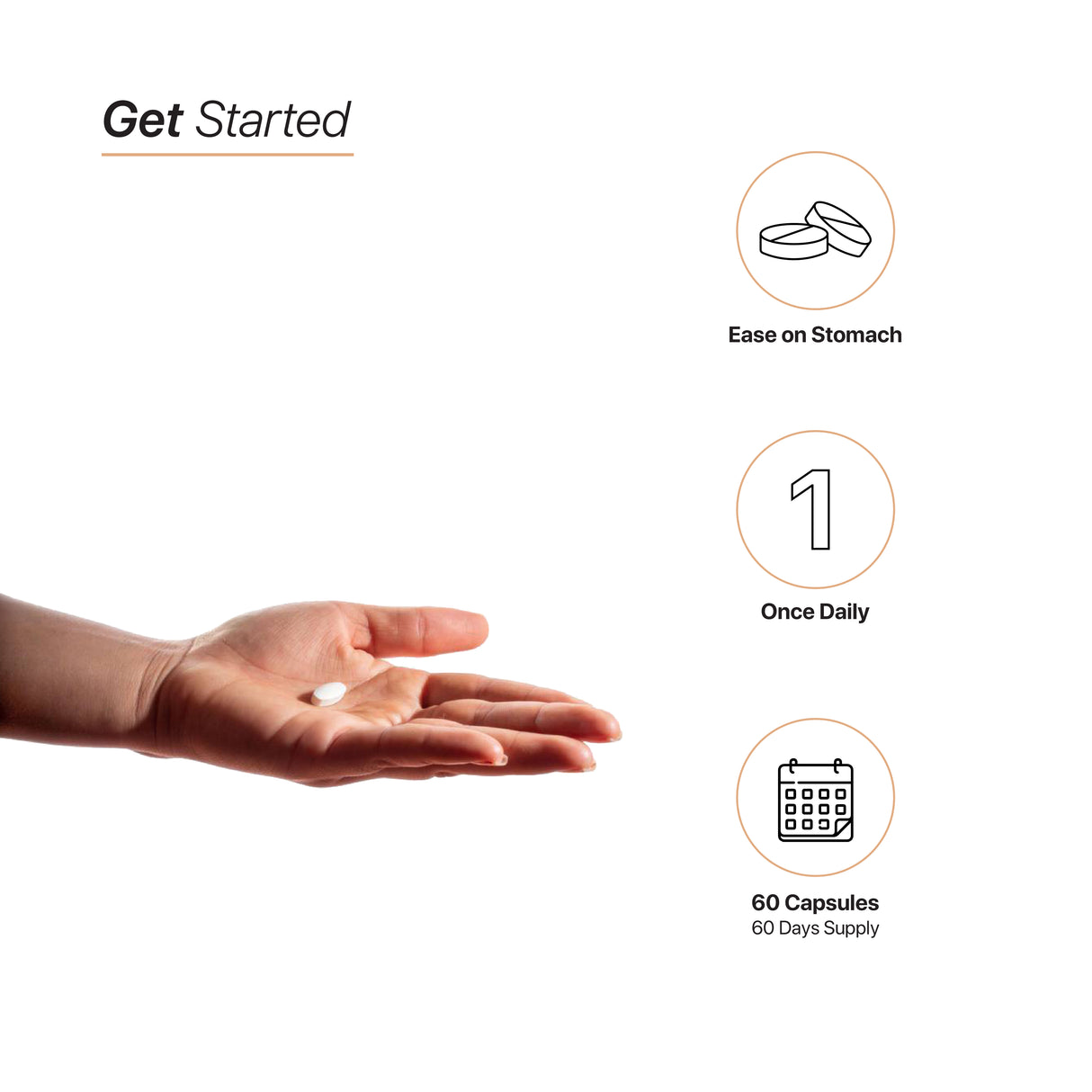 HC Nutrition Magnesium Glycinate | 60 Tablet