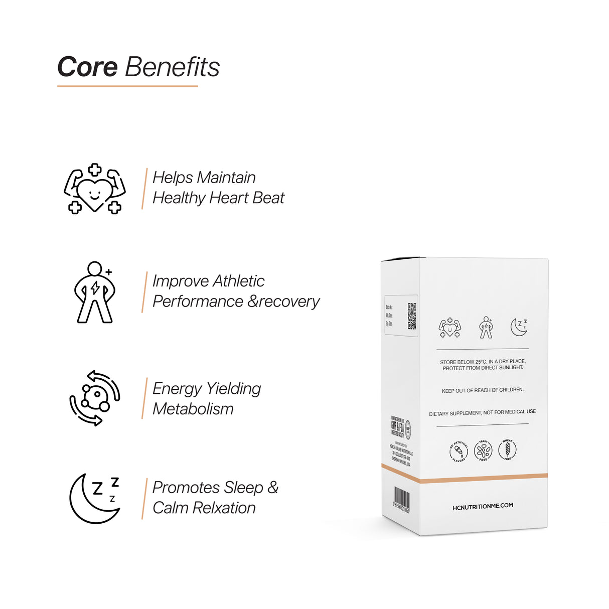 HC Nutrition Magnesium Glycinate | 60 Tablet