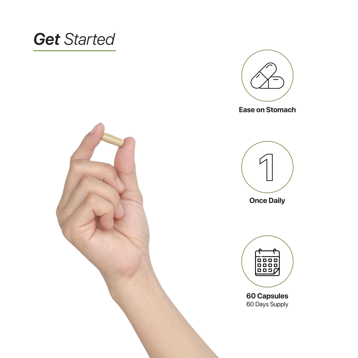 HC Nutrition Potassium Gluconate | 60 Capsules - Klouds