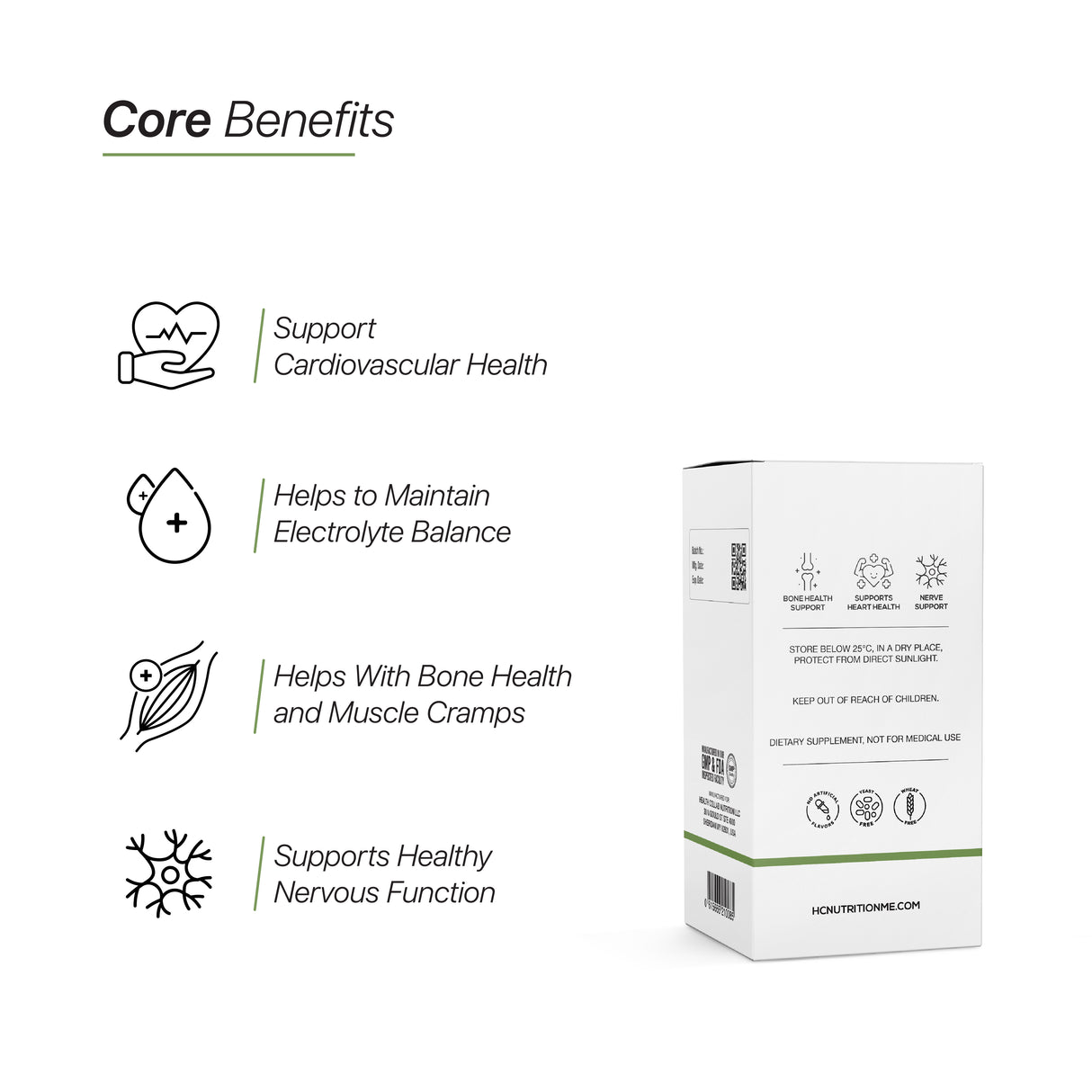 HC Nutrition Potassium Gluconate | 60 Capsules - Klouds