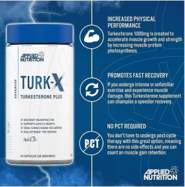 Applied Nutrition TURK-X – Turkesterone Plus 60 Capsules