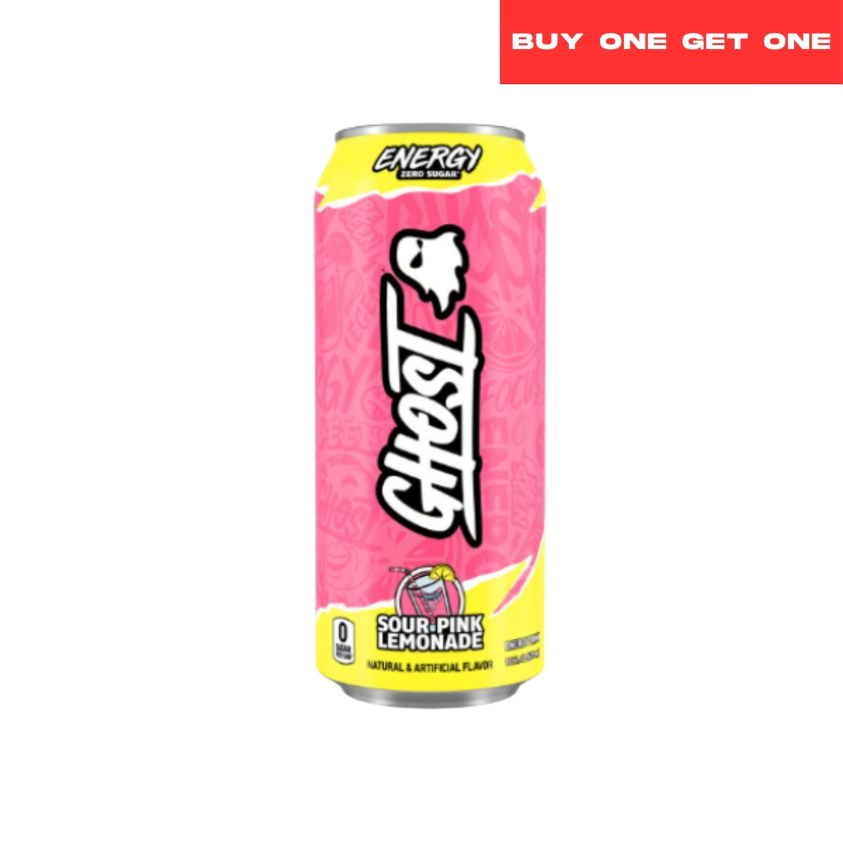 Ghost Energy RTD Drink Sour Pink Lemonade473ML Ramadan Deal - Klouds