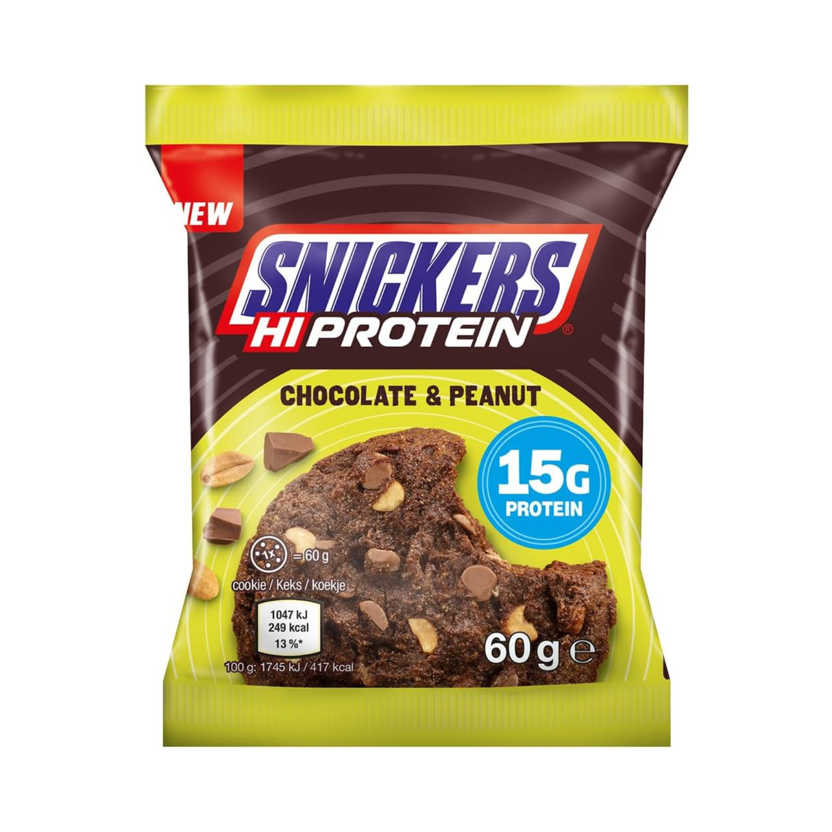 SNICKERS HI PROTEIN COOKIE CHOCOLATE & PEANUT