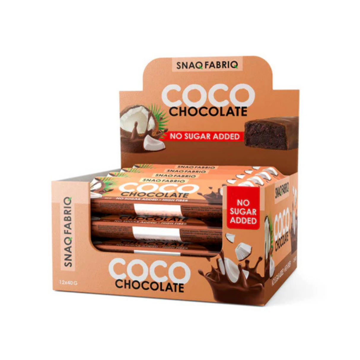 Snaq Fabriq Protein Bar Low Sugar Snack for Energy & Recovery 40g