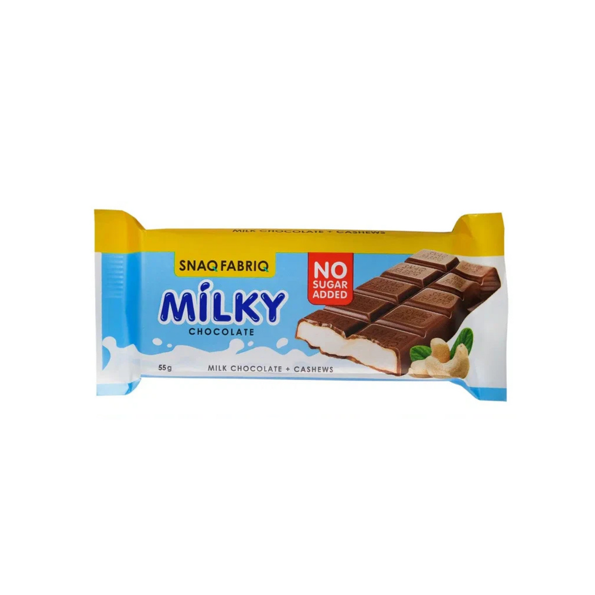 Snaq Fabriq Milky Chocolate Bar 55g