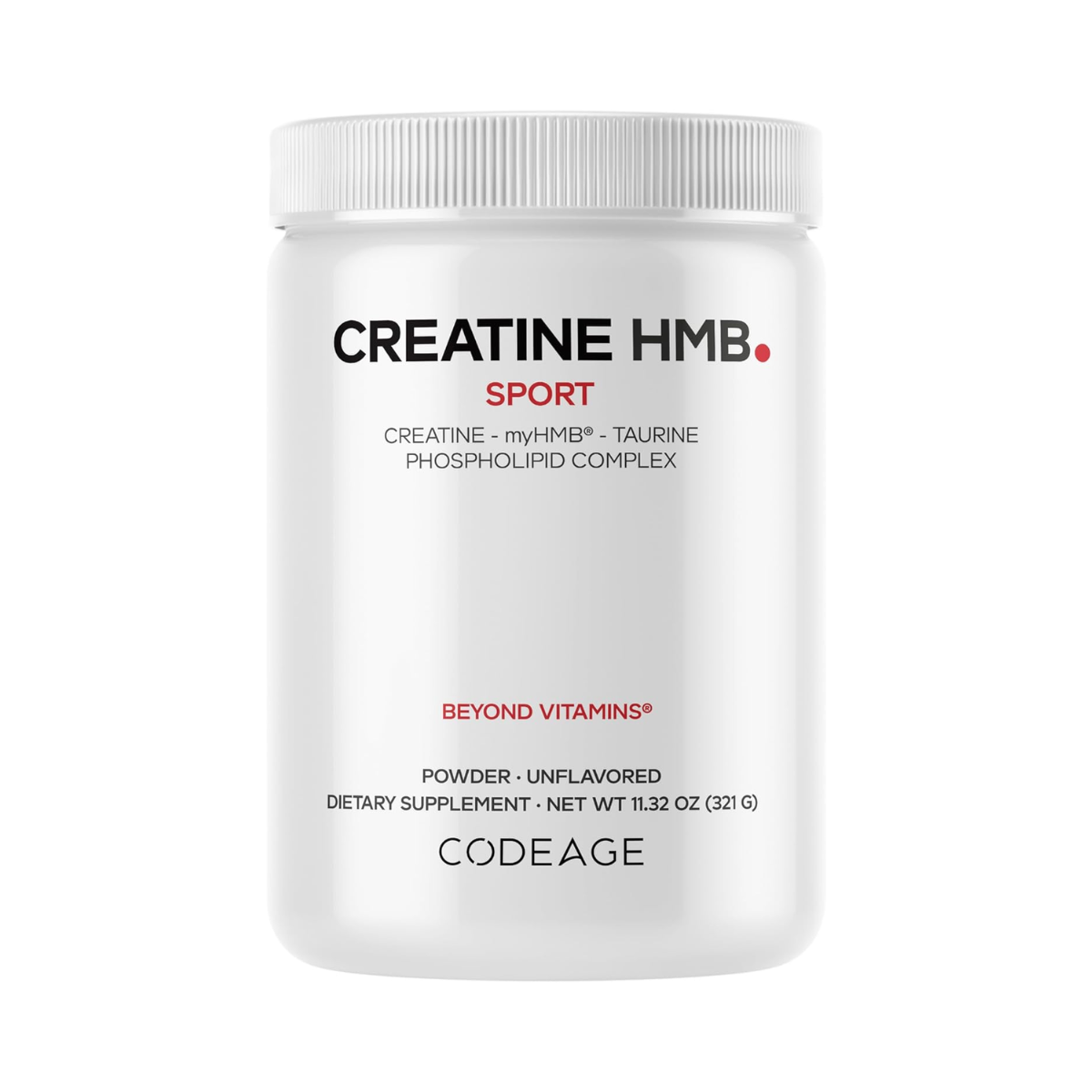 Codeage Creatine HMB+ Powder Unflavored 321G
